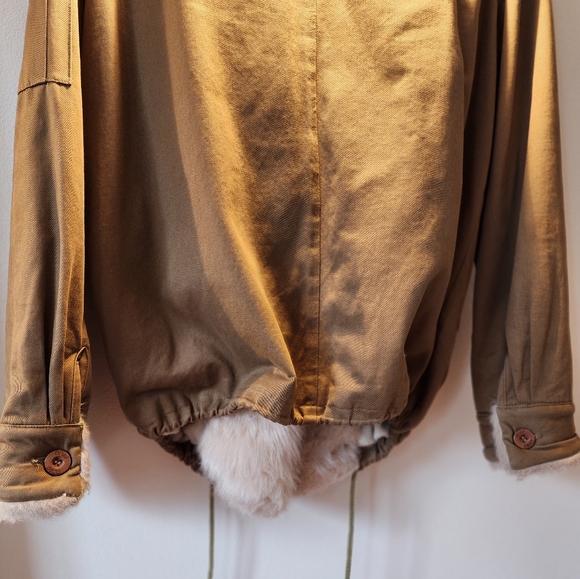 Unif fur collar utility style coat - Picture 3 of 4